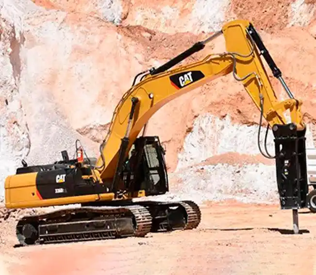 Excavadoras 320 con kit para martillo