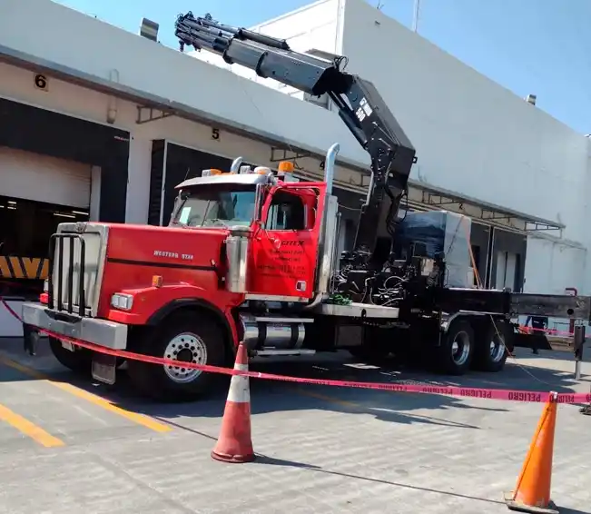Grúas tipo HIAB (Articuladas) de 6 hasta 20 t.